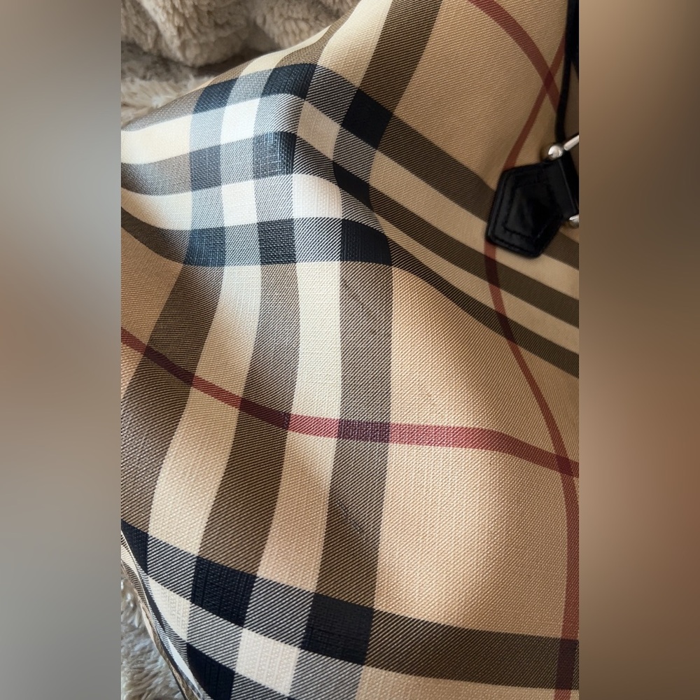 Burberry | Large Women’s Nikki SuperNova Check Tote Bag Handbag Plaid *Luxury - Picture 13 of 16